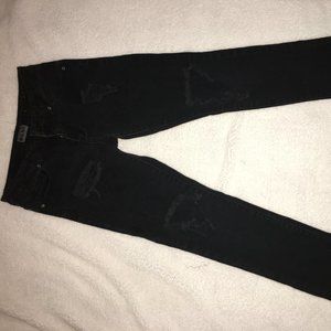 Black ripped Denim Jeans
